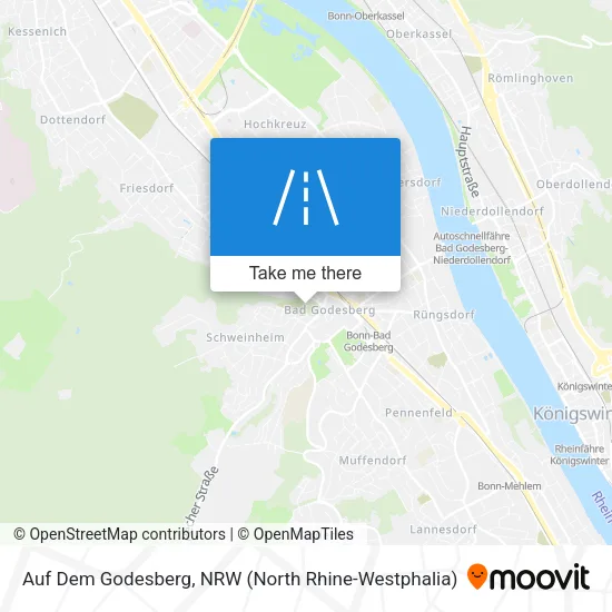 Карта Auf Dem Godesberg