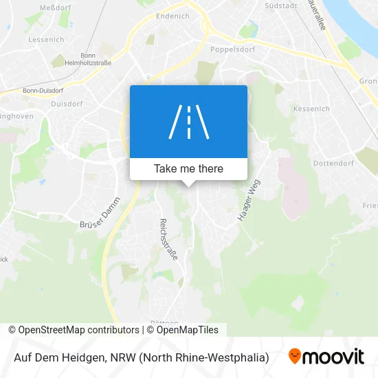Карта Auf Dem Heidgen