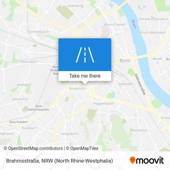 Карта Brahmsstraße