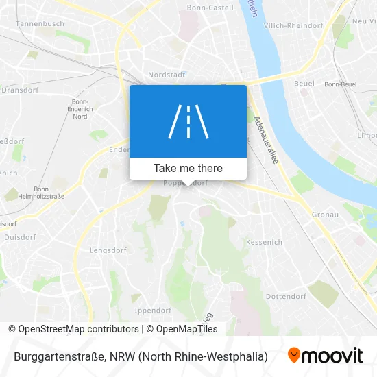 Burggartenstraße map