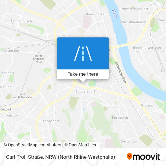 Карта Carl-Troll-Straße
