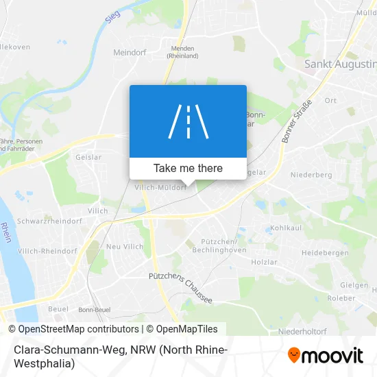 Clara-Schumann-Weg map