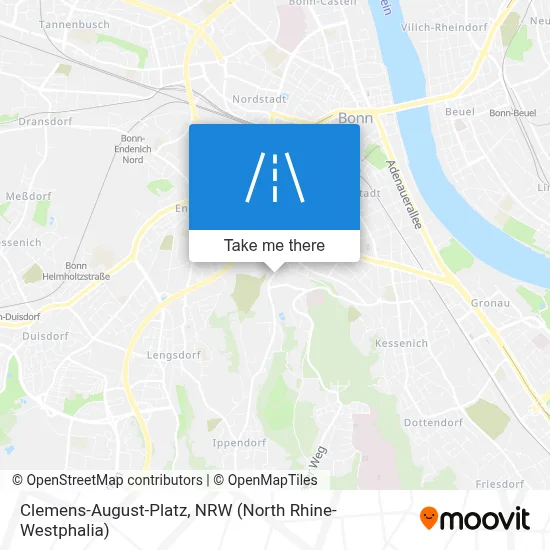 Clemens-August-Platz map
