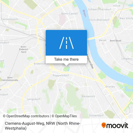 Clemens-August-Weg map