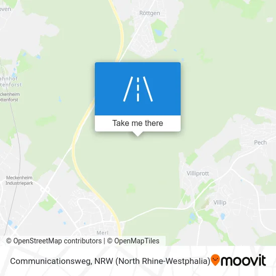 Communicationsweg map