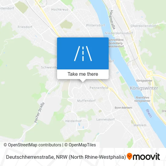 Карта Deutschherrenstraße