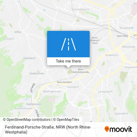 Карта Ferdinand-Porsche-Straße