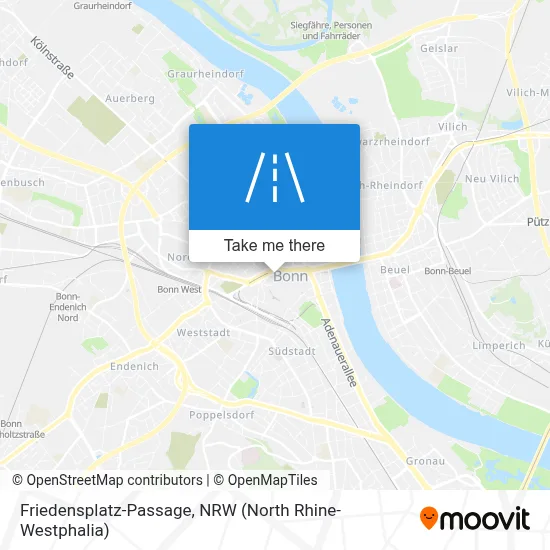 Friedensplatz-Passage map