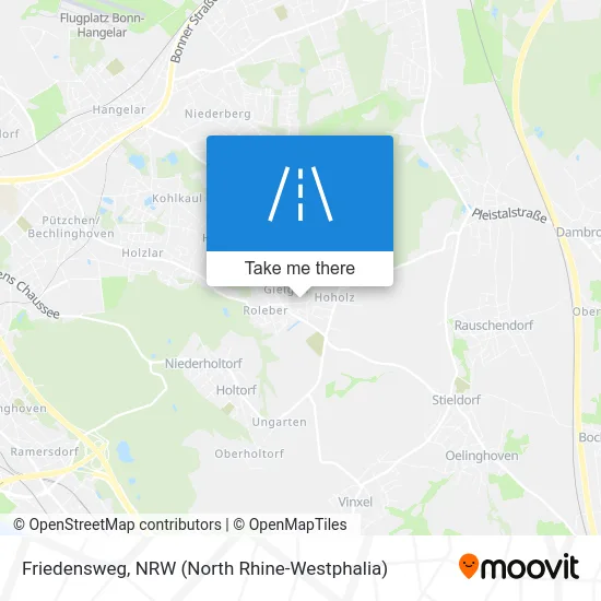 Friedensweg map