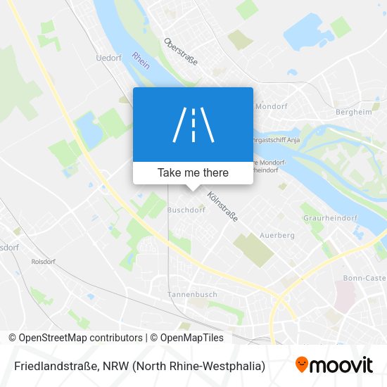 Friedlandstraße map