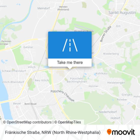 Fränkische Straße map