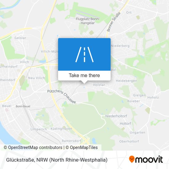 Glückstraße map