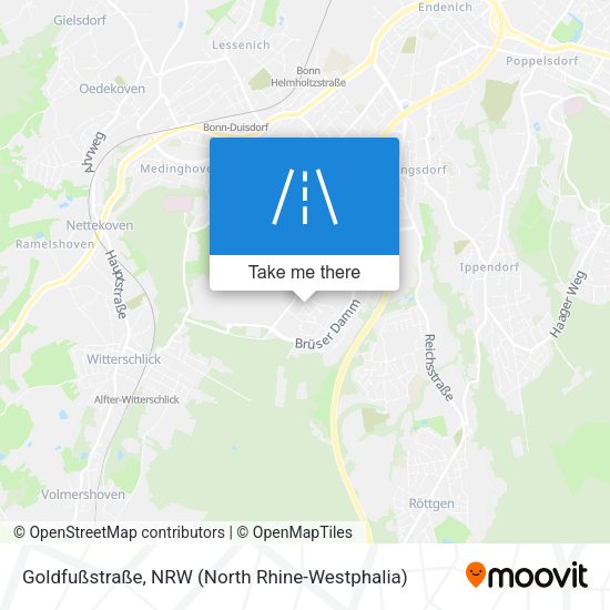 Goldfußstraße map