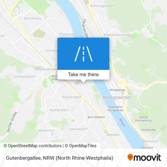 Карта Gutenbergallee