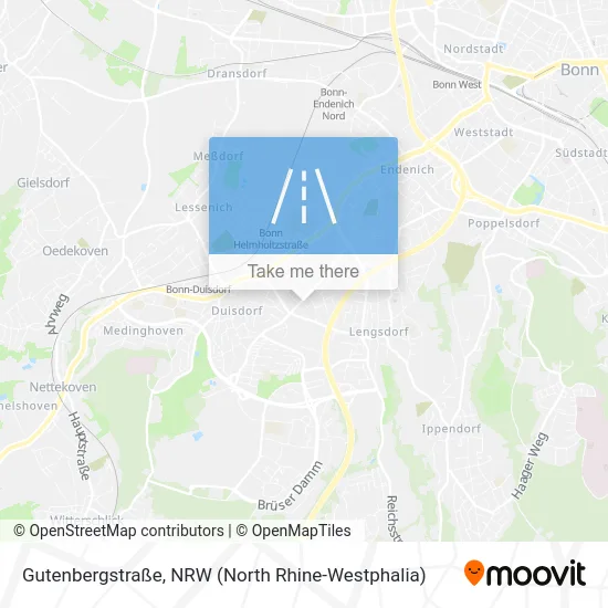 Gutenbergstraße map