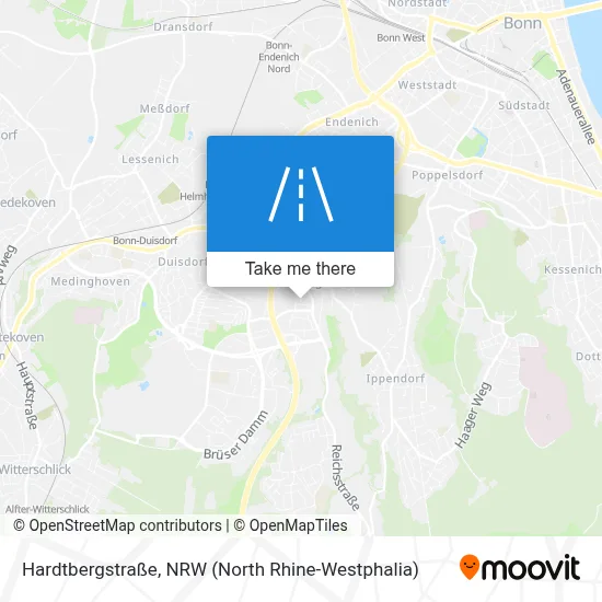 Hardtbergstraße map