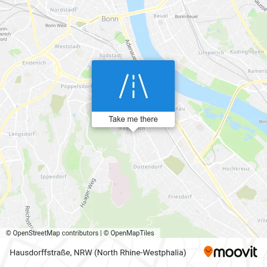Hausdorffstraße map