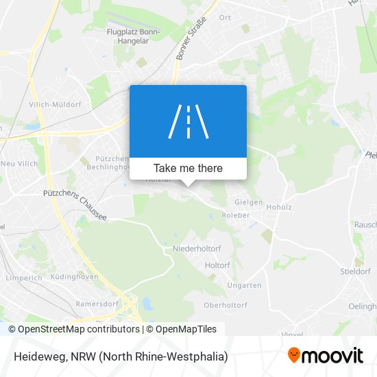 Heideweg map