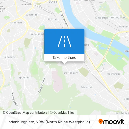 Карта Hindenburgplatz