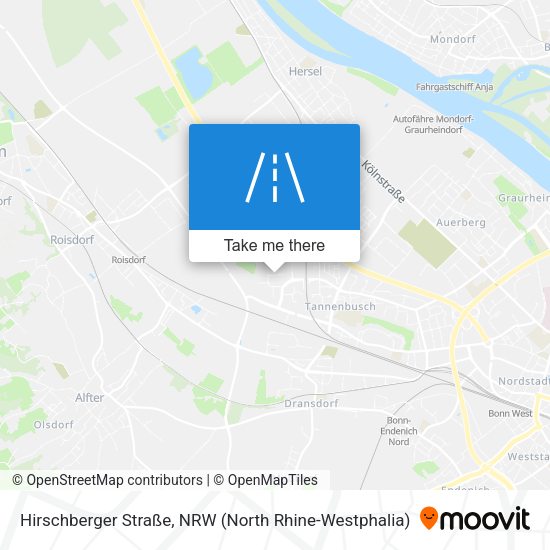 Hirschberger Straße map