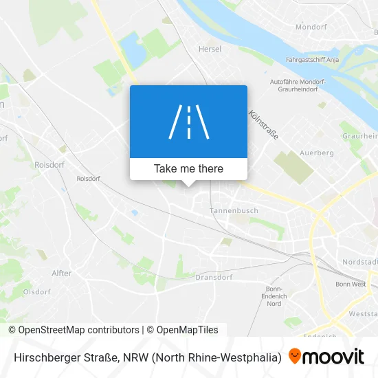 Карта Hirschberger Straße
