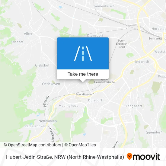 Hubert-Jedin-Straße map