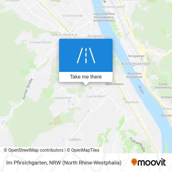 Im Pfirsichgarten map