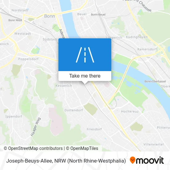 Joseph-Beuys-Allee map