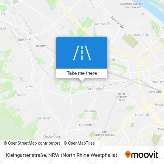 Kleingartenstraße map