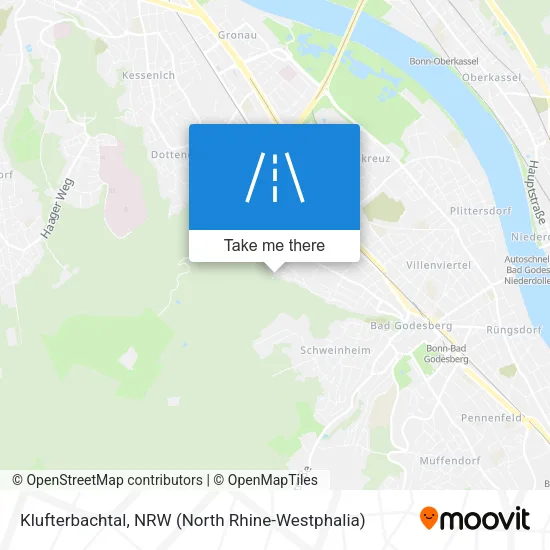 Карта Klufterbachtal