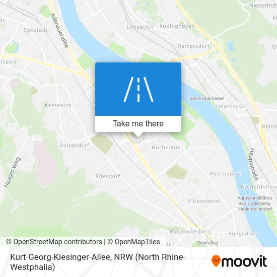 Kurt-Georg-Kiesinger-Allee map