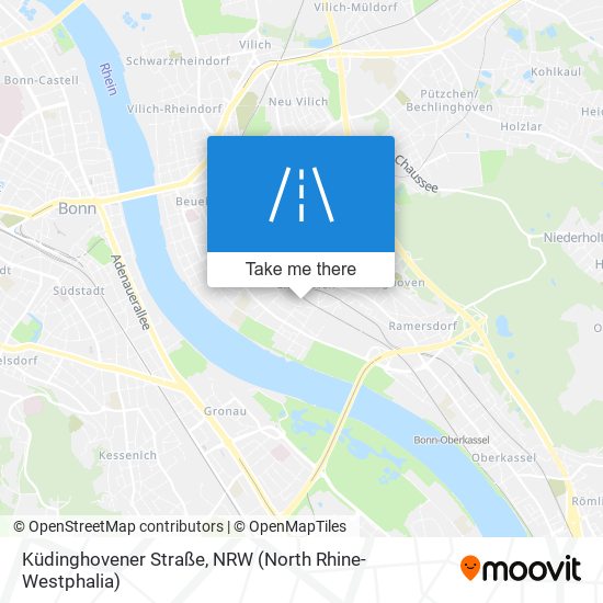Карта Küdinghovener Straße