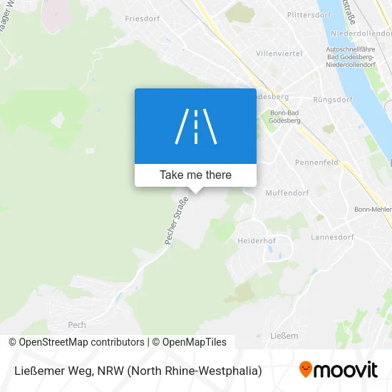 Карта Ließemer Weg