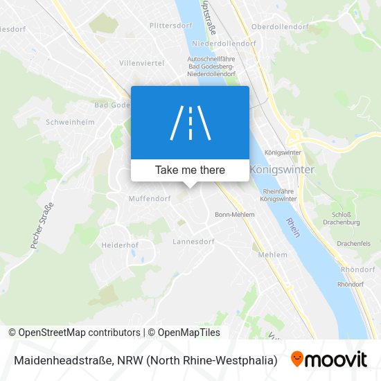 Maidenheadstraße map