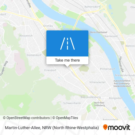 Martin-Luther-Allee map