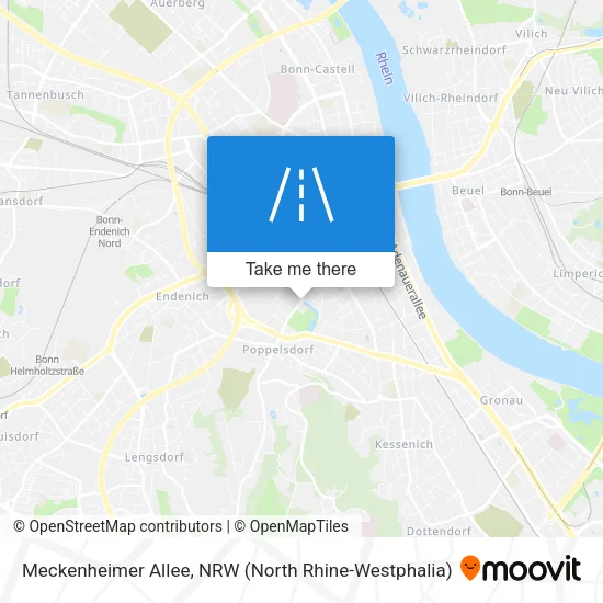 Карта Meckenheimer Allee