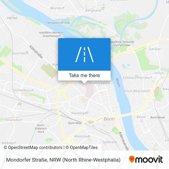 Mondorfer Straße map