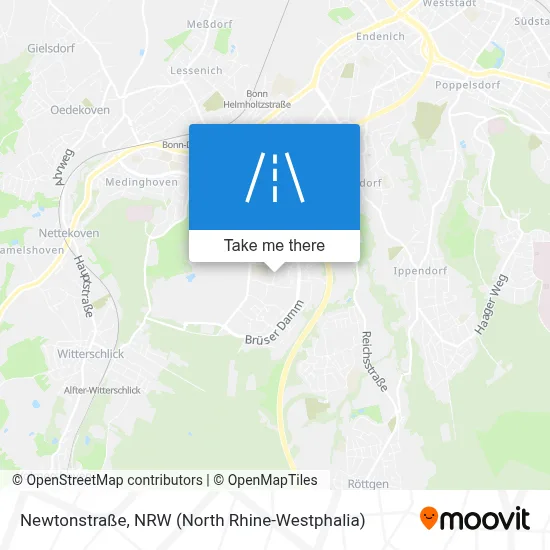 Newtonstraße map
