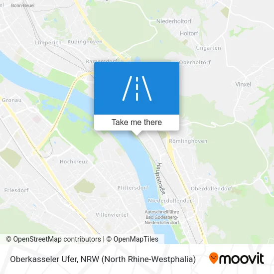 Карта Oberkasseler Ufer