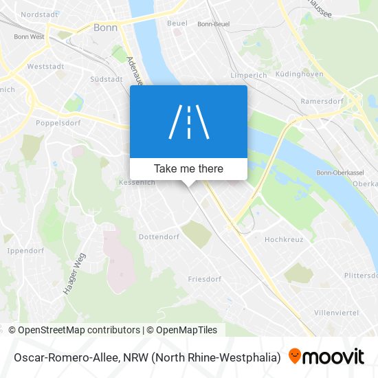 Oscar-Romero-Allee map