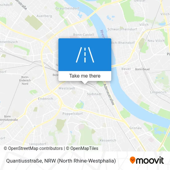 Карта Quantiusstraße