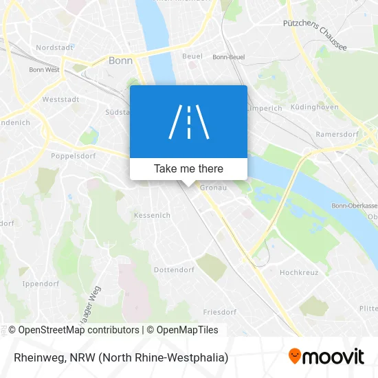 Rheinweg map