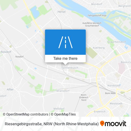 Riesengebirgsstraße map