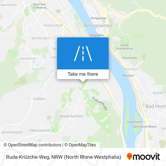 Rude-Krüzche-Weg map