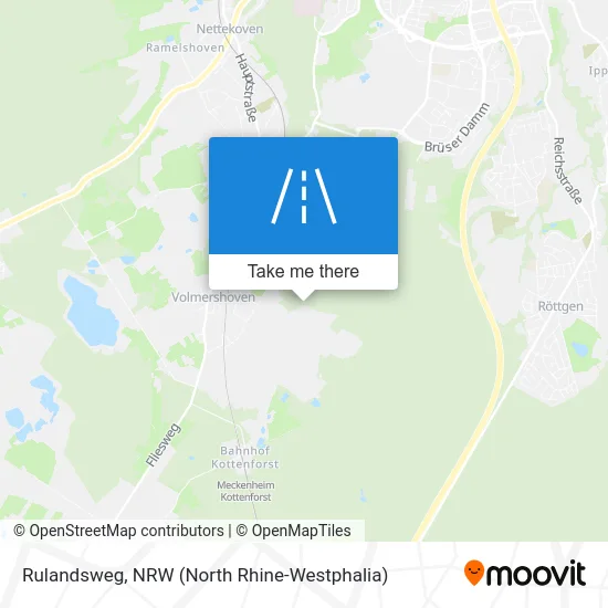 Rulandsweg map