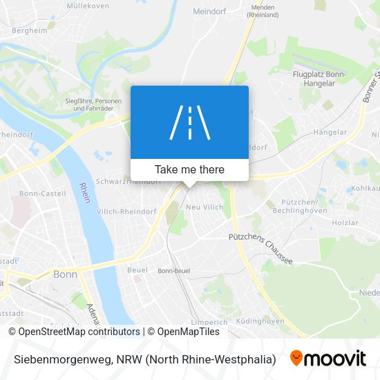 Siebenmorgenweg map