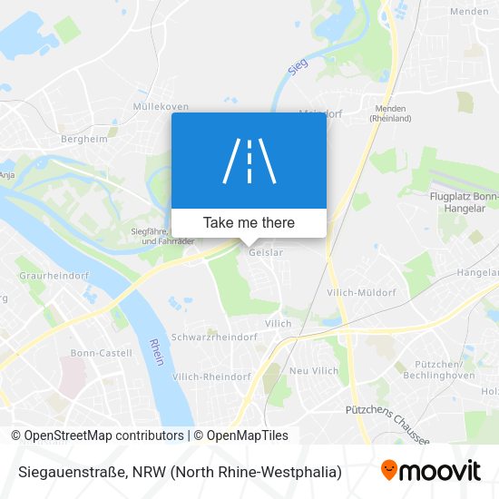 Siegauenstraße map