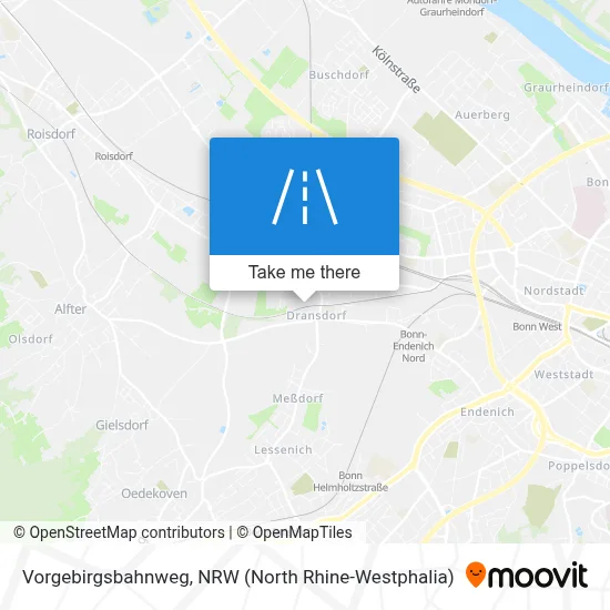 Vorgebirgsbahnweg map