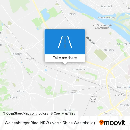 Waldenburger Ring map