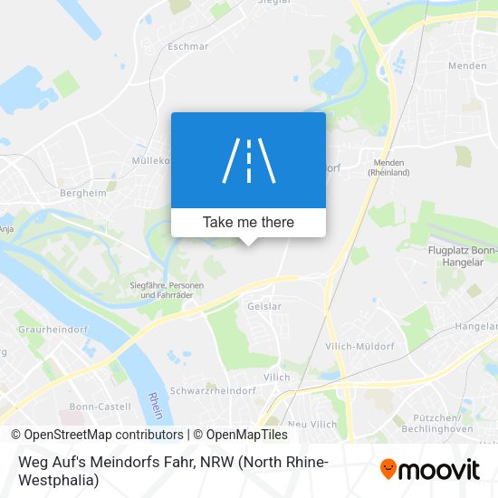 Weg Auf's Meindorfs Fahr map